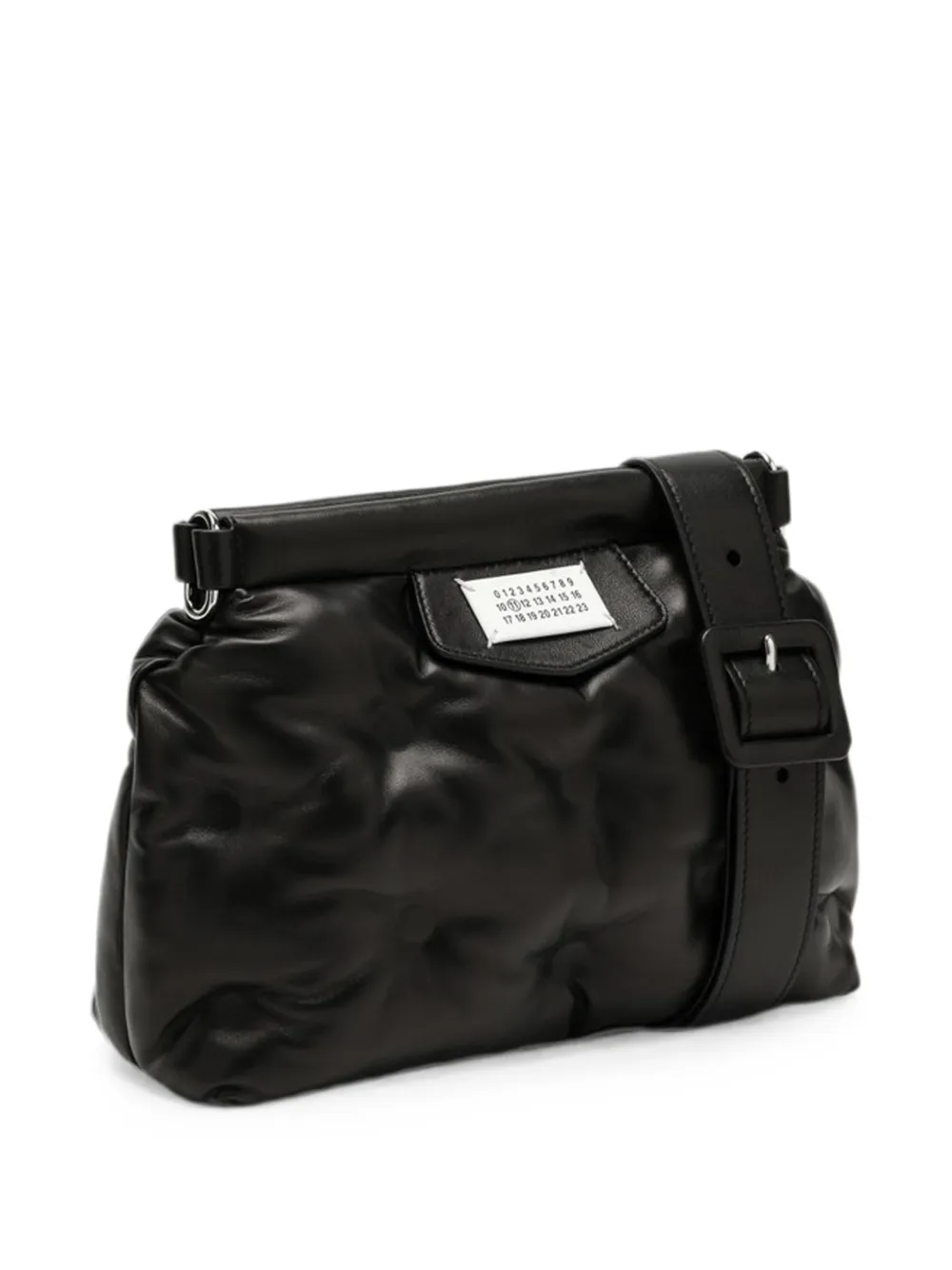Maison Margiela Glam Slam kleine gewatteerde clutch Zwart
