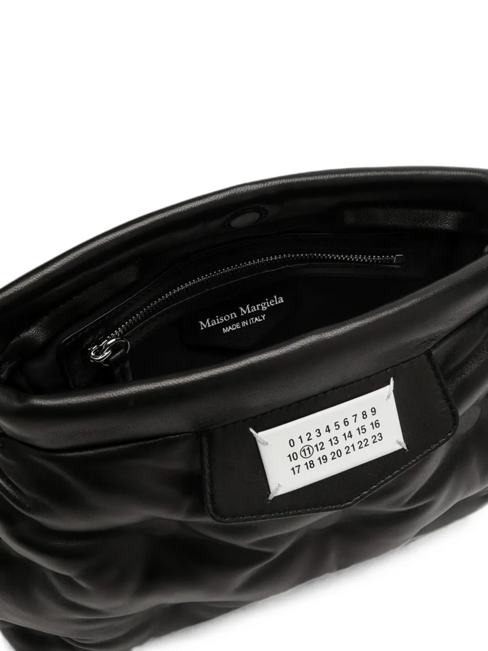 Maison Margiela Glam Slam kleine gewatteerde clutch Zwart