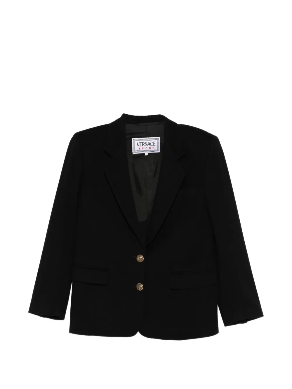 Versace Pre-Owned Blazer anni '90 - Nero