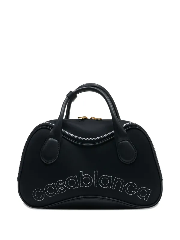 Casablanca Bowling Mini Bag in Black