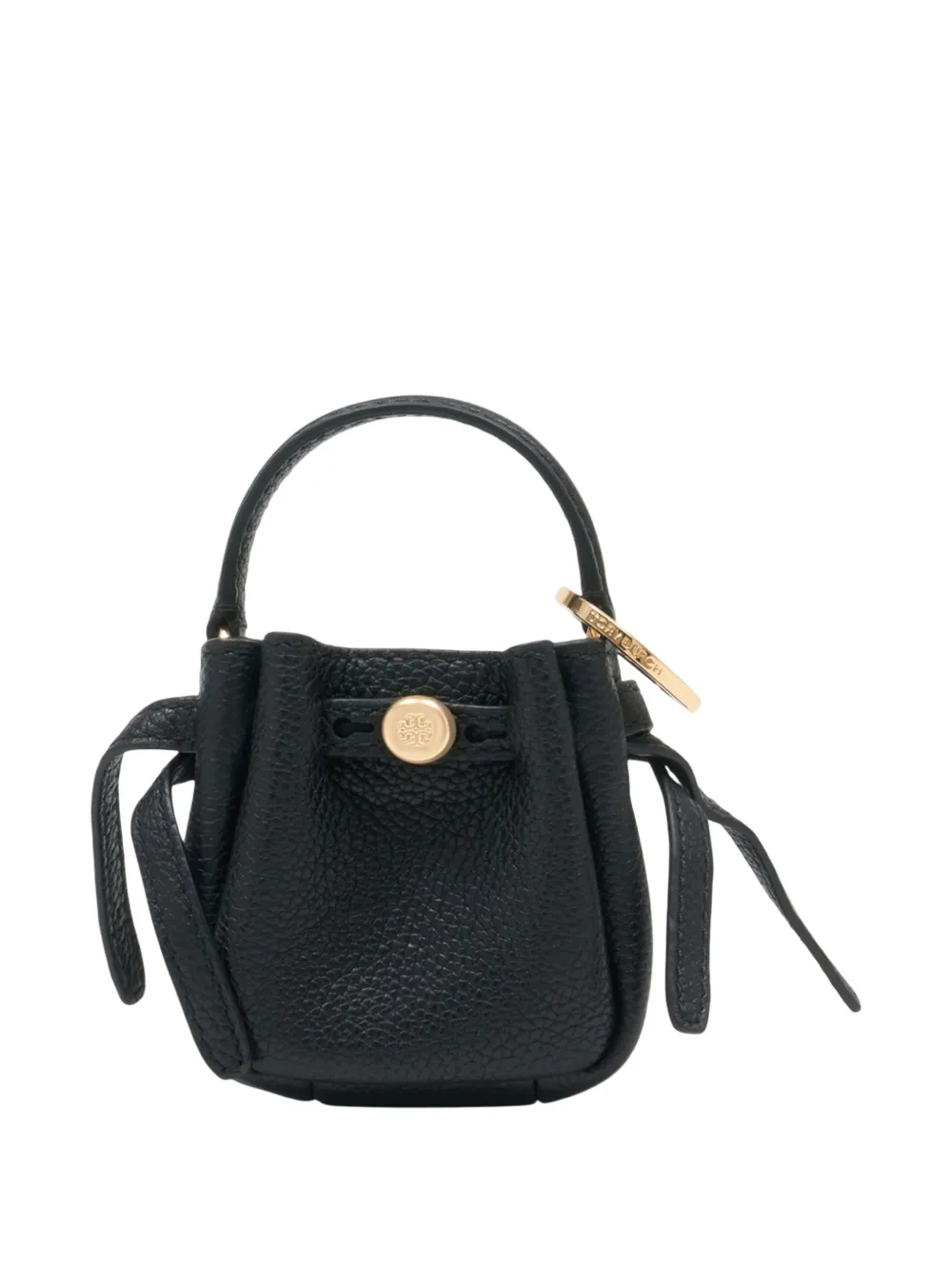 Tory Burch Romy bucket bag charm - Nero