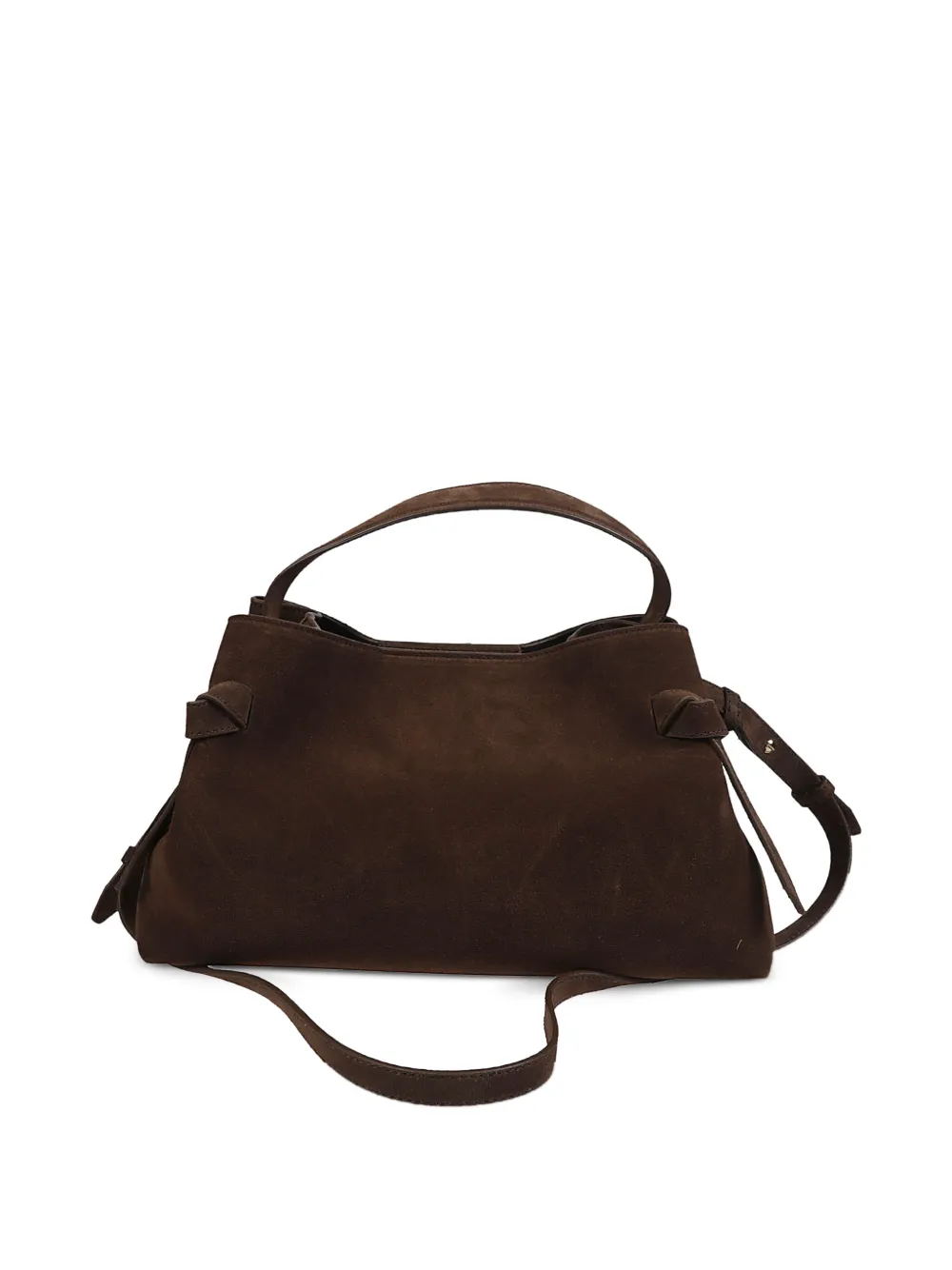Gyoza Knot Leather Tote Bag