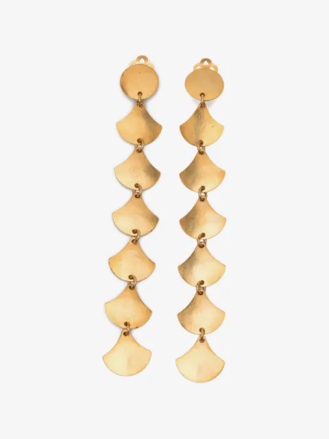 Krizia Pre-Owned 1970s drop clip-on earrings