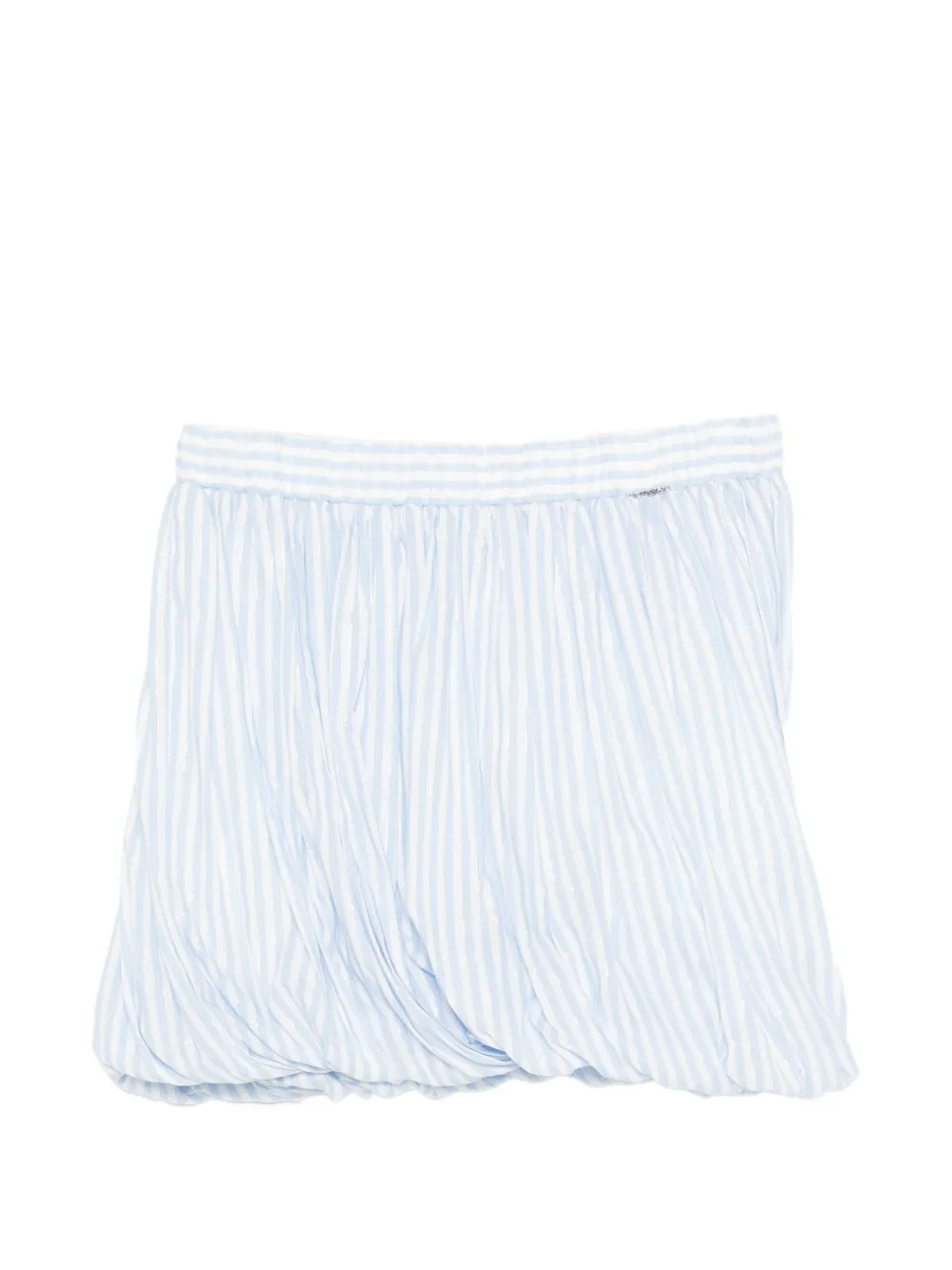 TWINSET striped gathered skirt - Blu