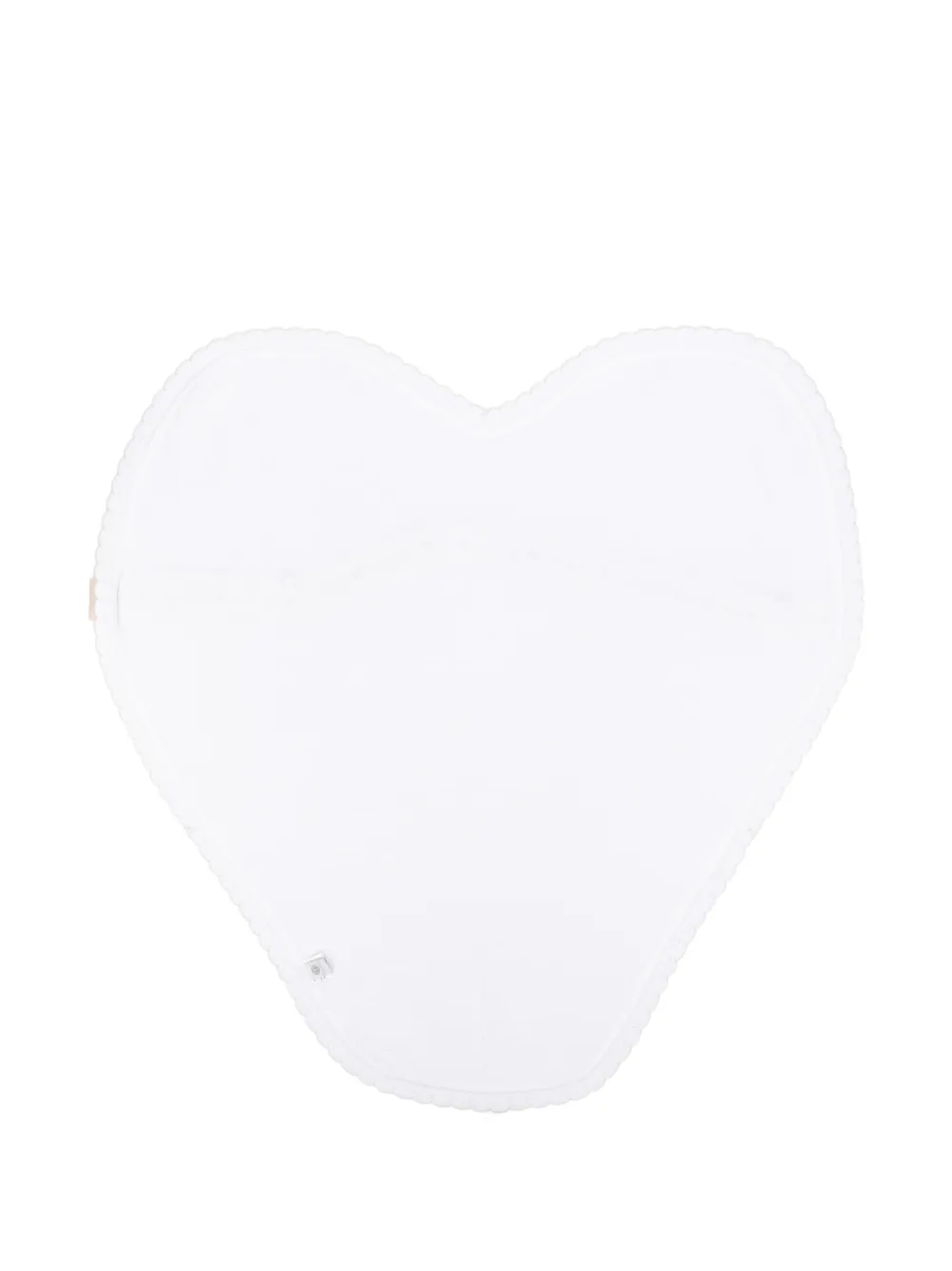  Marlu' Couture Heart Ribbon Blanket - White 