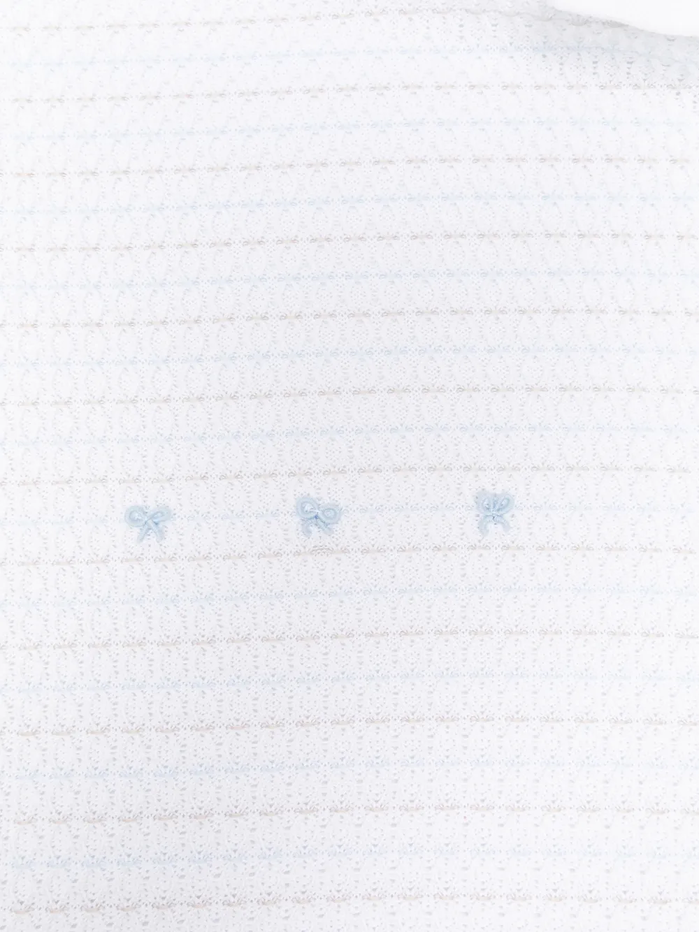  Marlu' Couture Embroidered Blanket - White 