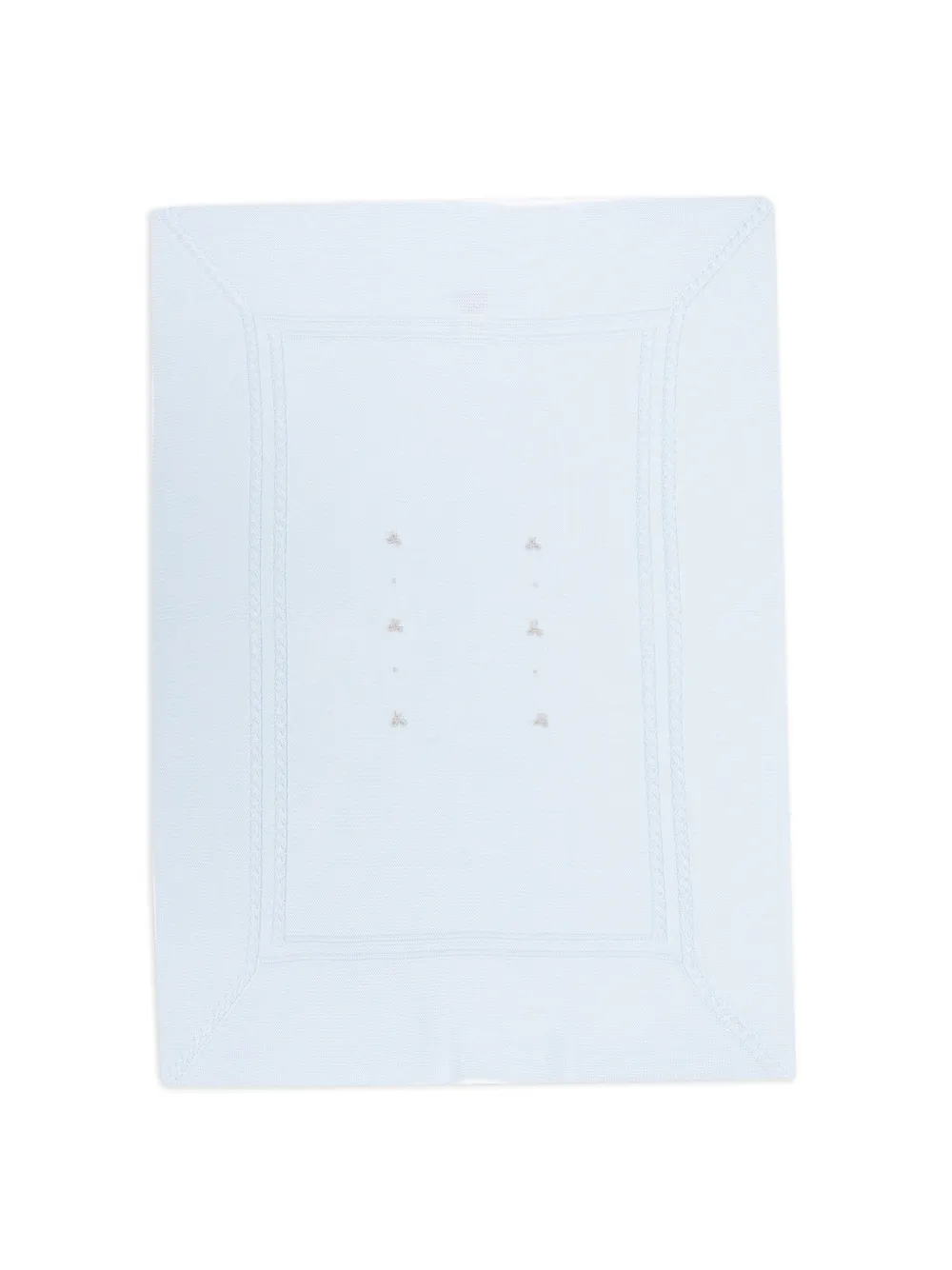 MARLU' couture Coperta con ricamo - Blu