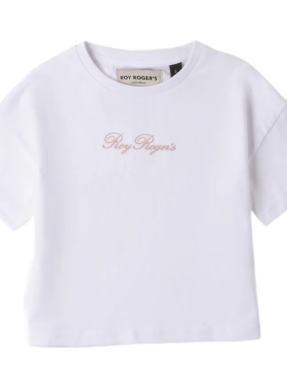 Roy Rogers Kids T-shirt met borduurwerk Wit