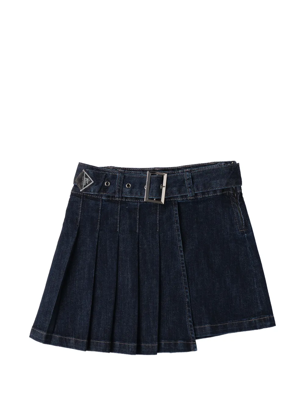 Roy Rogers Kids pleated belted skirt - Blau