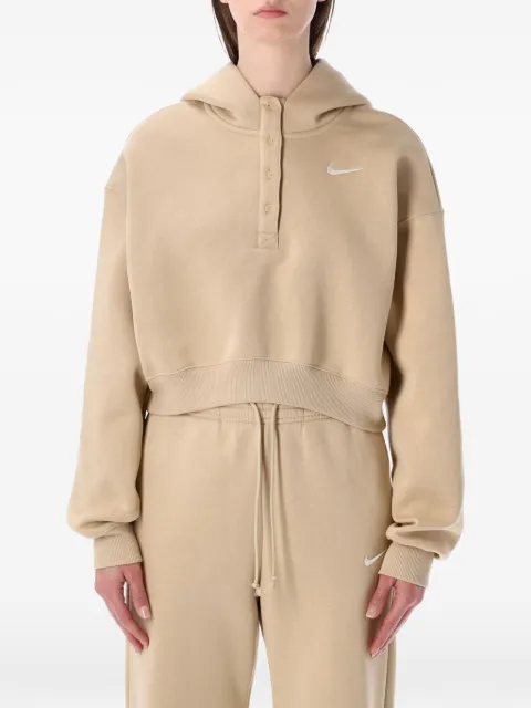 Nike hoodie à col boutonné