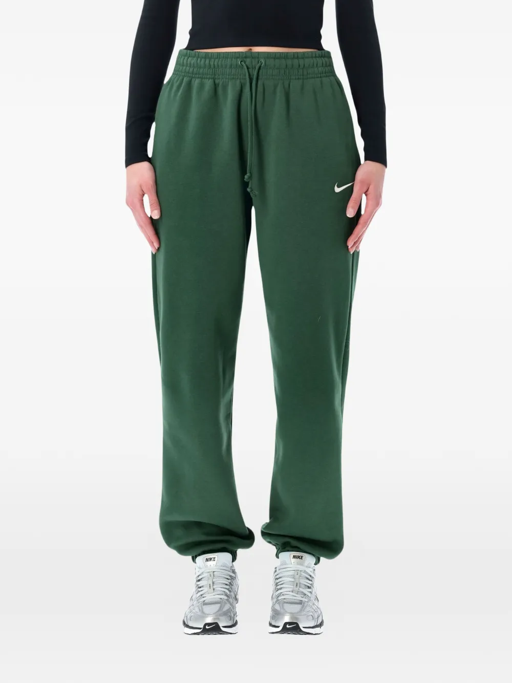 Nike drawstring-fastening logo-detail track pants - Verde