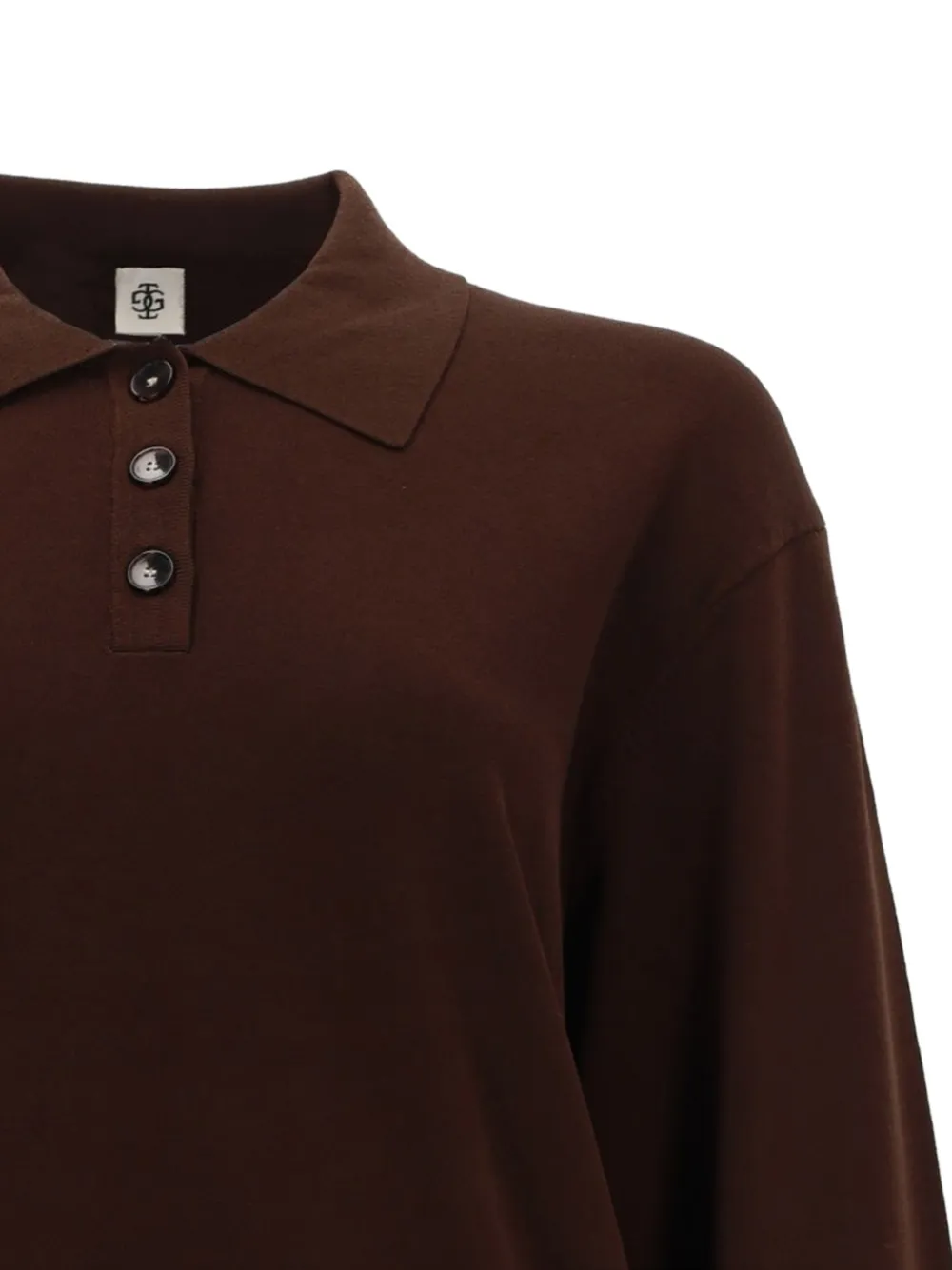 The Garment Madison button-up poloshirt Bruin