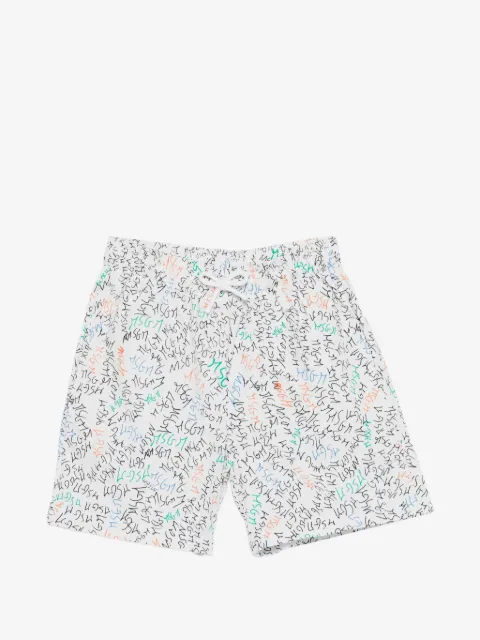 MSGM Kids print shorts