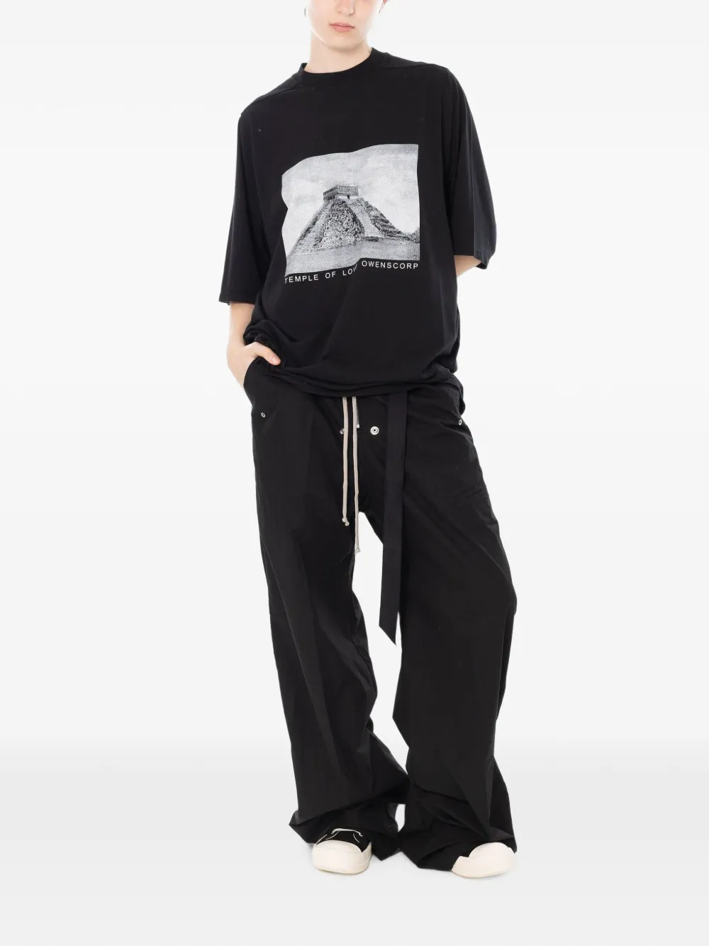 Rick Owens DRKSHDW Geth Belas broek Zwart