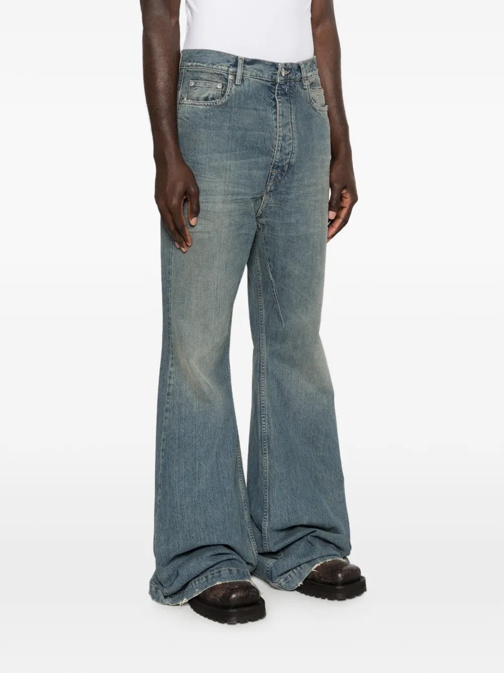  Rick Owens Drkshdw Five-pockets Flared Jeans - Blue 