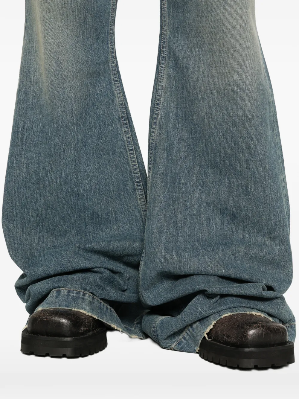 Rick Owens DRKSHDW Bolan ブーツカット ジーンズ | ブルー | FARFETCH JP
