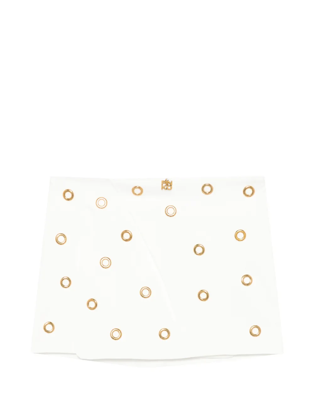 Pinko Kids eyelet mini skirt - Bianco