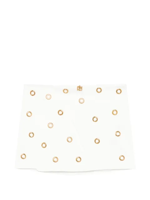 Pinko Kids eyelet mini skirt