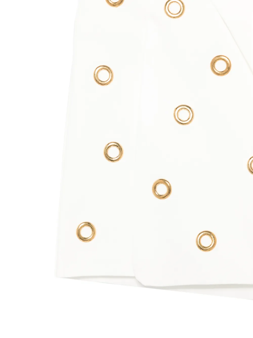  Pinko Kids Eyelet Mini Skirt - White 