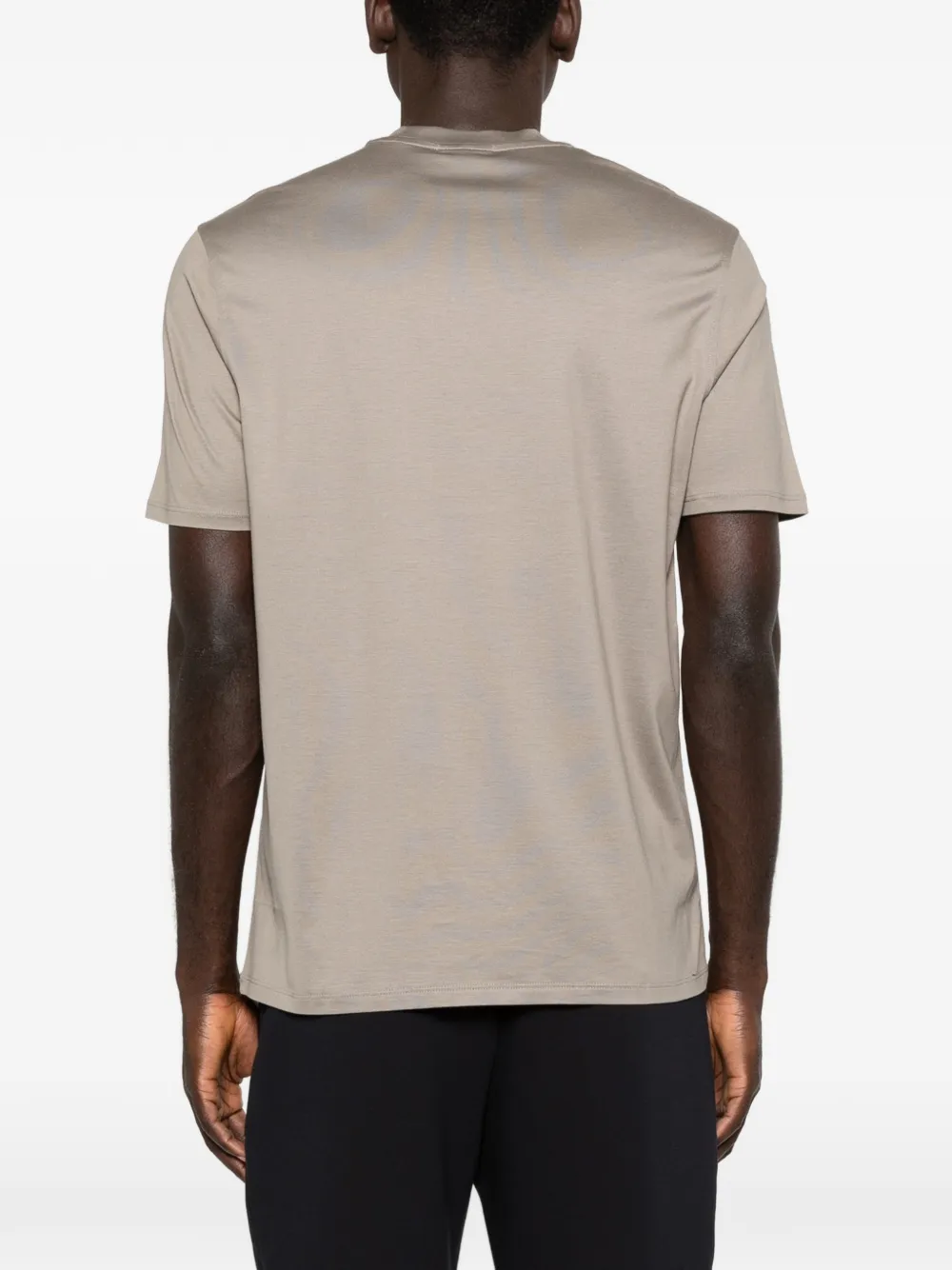 Emporio Armani T-shirt met logo Beige