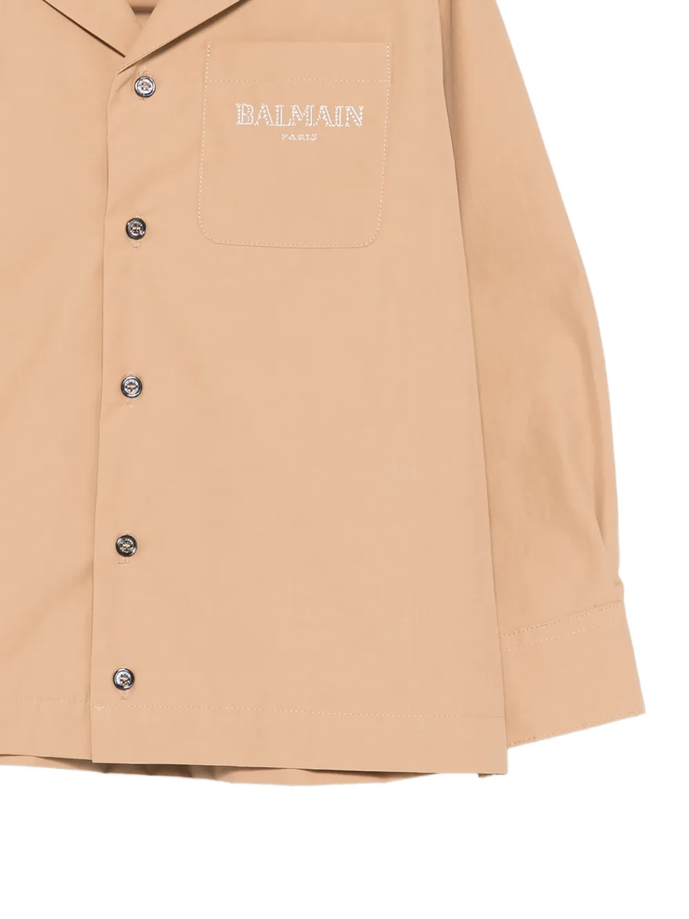 Balmain Kids Jack met geborduurde zak Beige