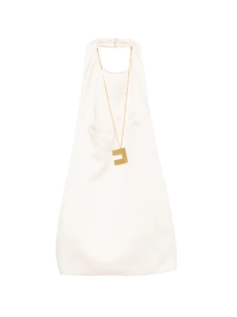 Elisabetta Franchi vestido corto con cuello halter