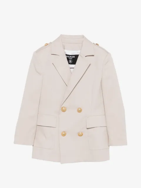 Balmain Kids Blazer com abotoamento duplo