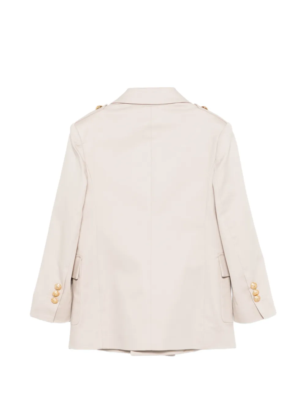  Balmain Kids Buttoned Double-breasted Blazer - Neutrals 