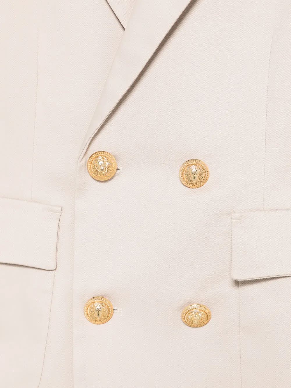  Balmain Kids Buttoned Double-breasted Blazer - Neutrals 