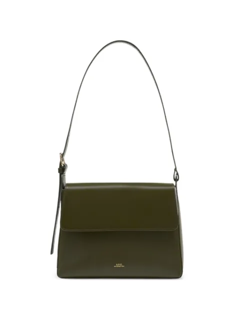A.P.C. bolsa de hombro Virginie Flap de piel
