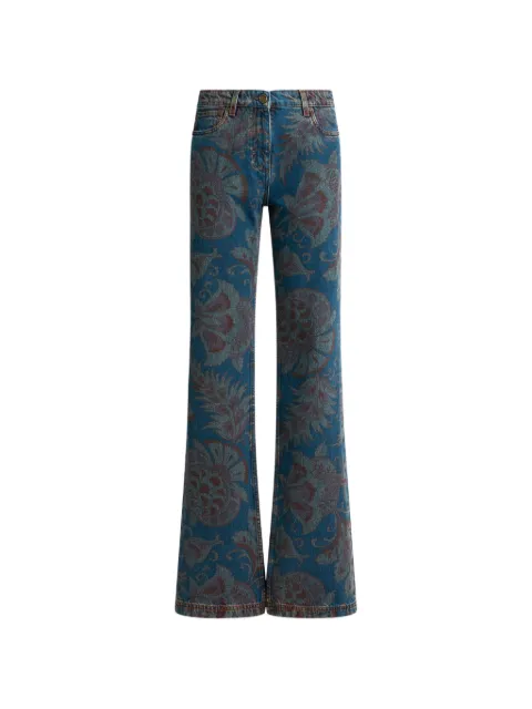 ETRO floral-print jeans