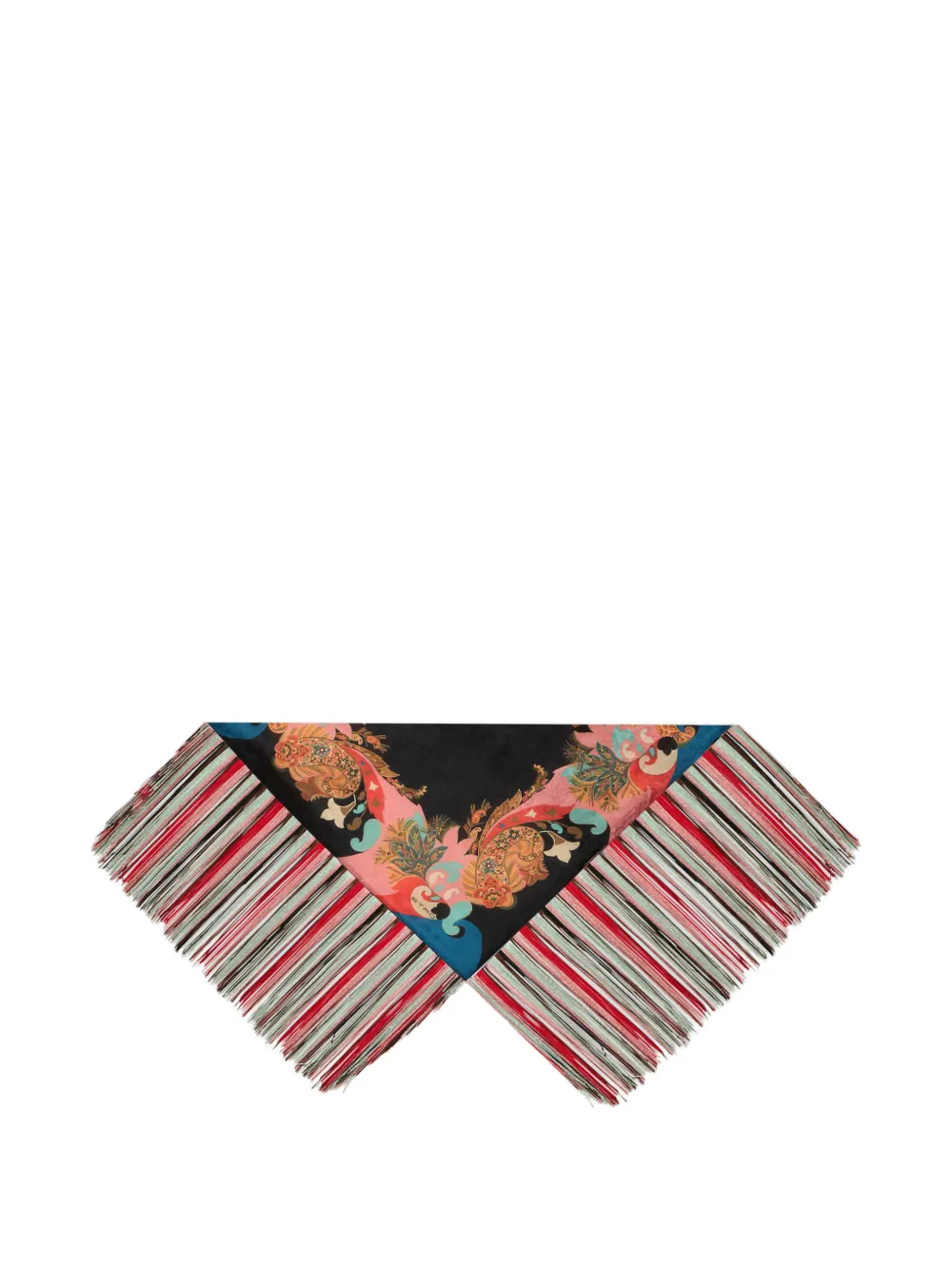 ETRO Sciarpa con stampa paisley - Nero