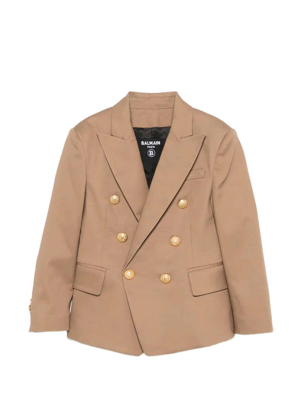 Balmain Kids buttoned blazer - Marrone