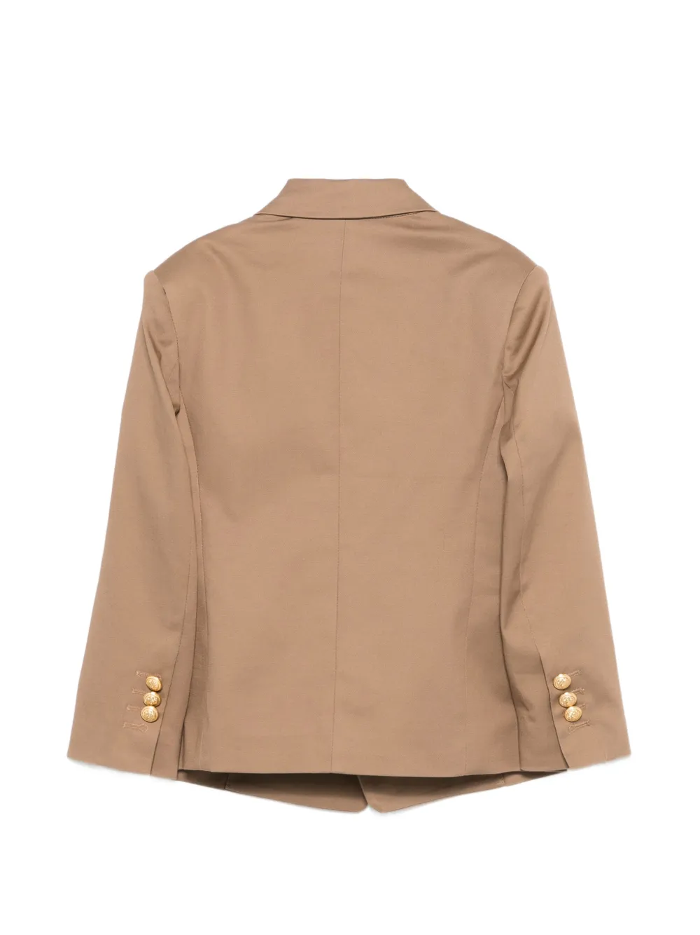  Balmain Kids Buttoned Blazer - Brown 