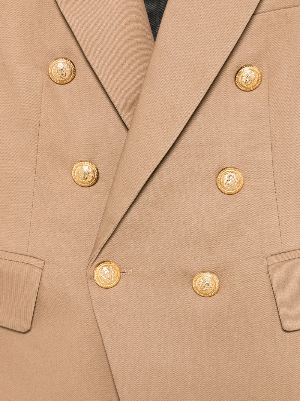  Balmain Kids Buttoned Blazer - Brown 