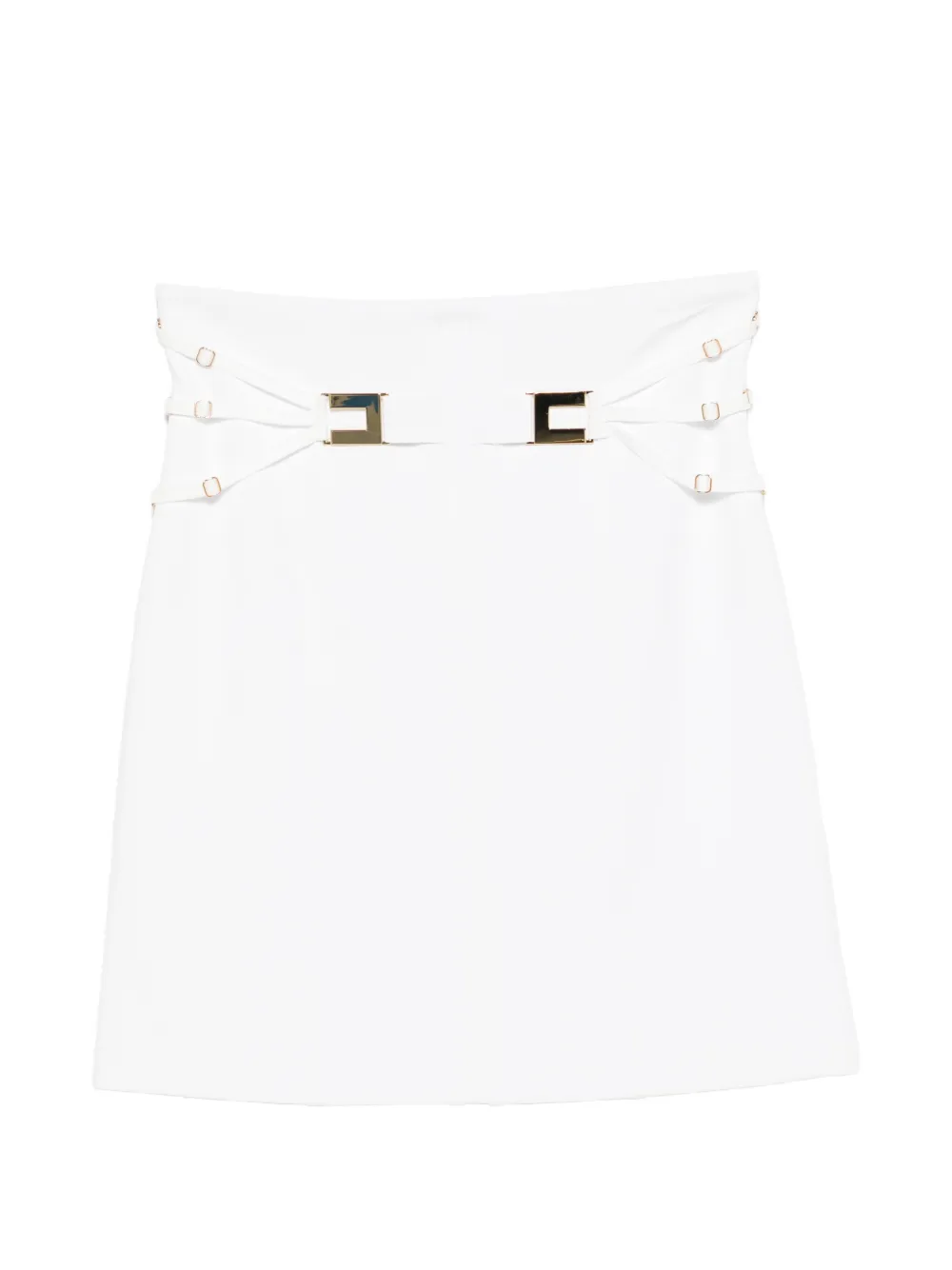 Elisabetta Franchi high-waisted mini skirt - Bianco