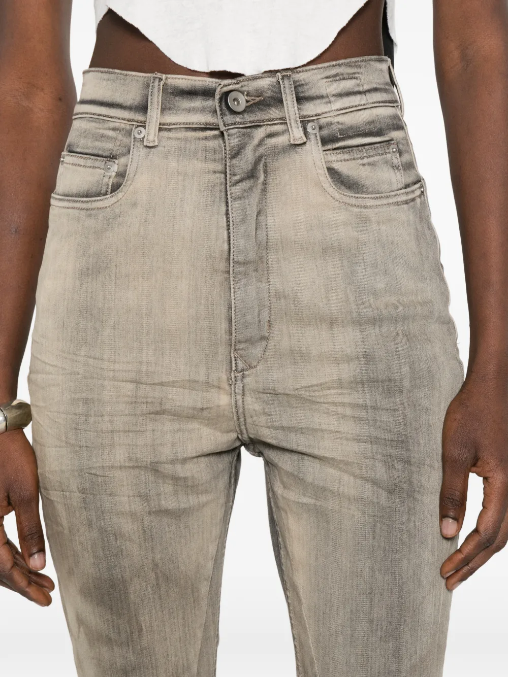 Rick Owens DRKSHDW Botan bootcut jeans Beige