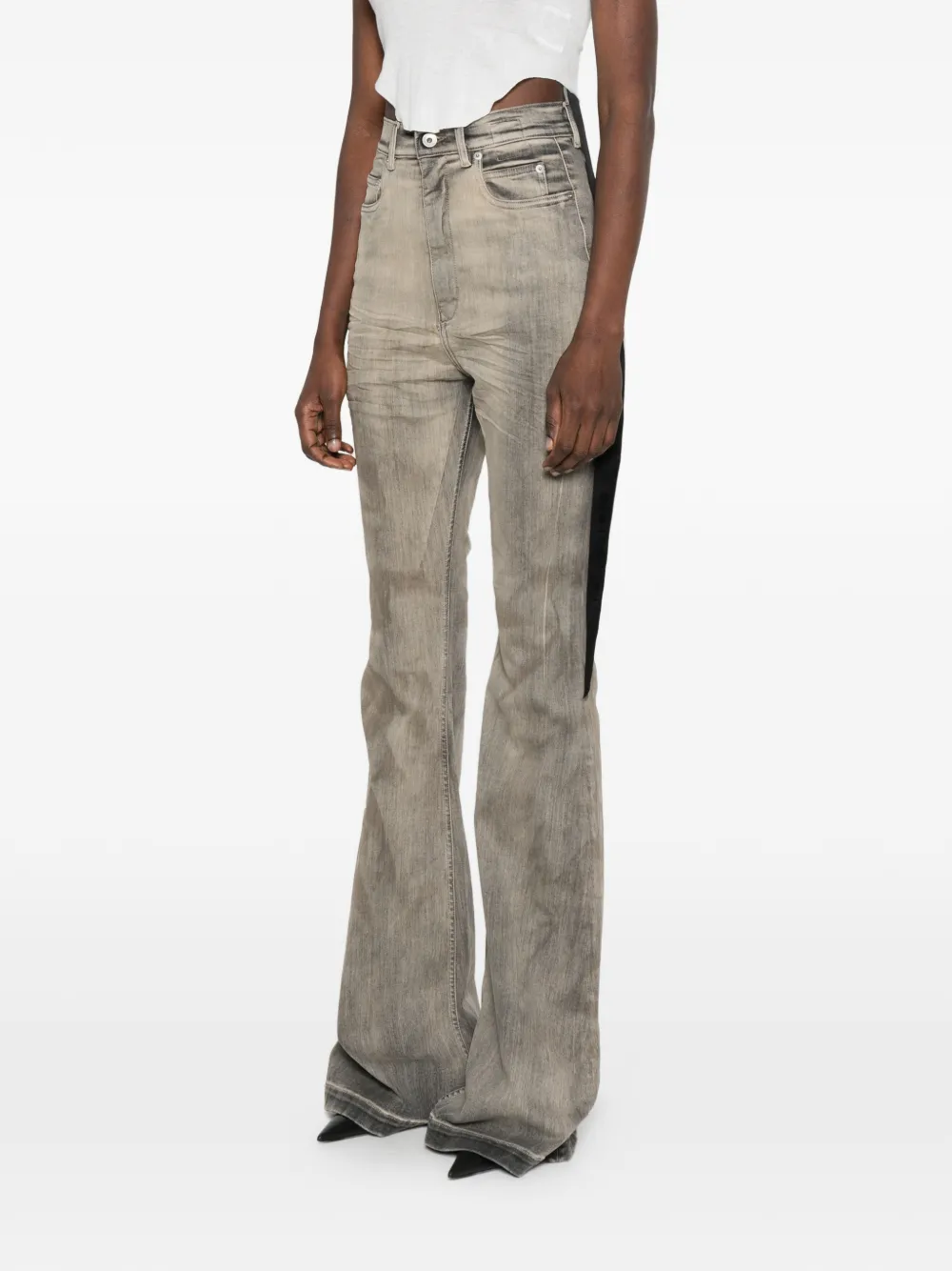  Rick Owens Drkshdw Botan Bootcut Jeans - Neutrals 