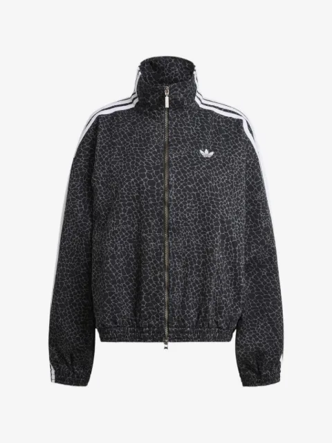 adidas veste rayée à col montant