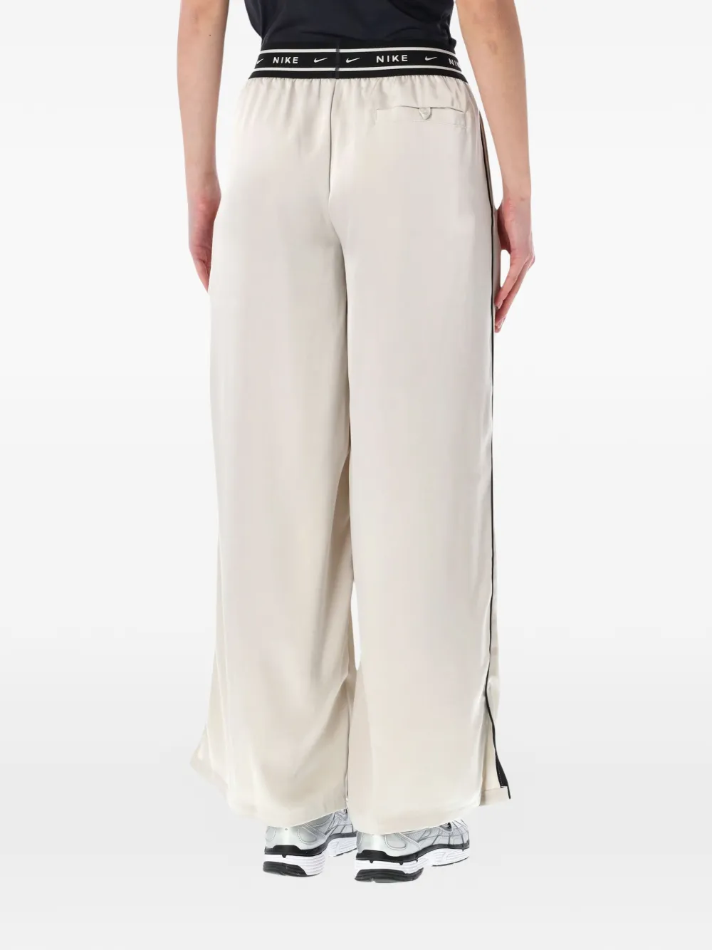  Nike Logo-embroidered Trousers - Neutrals 