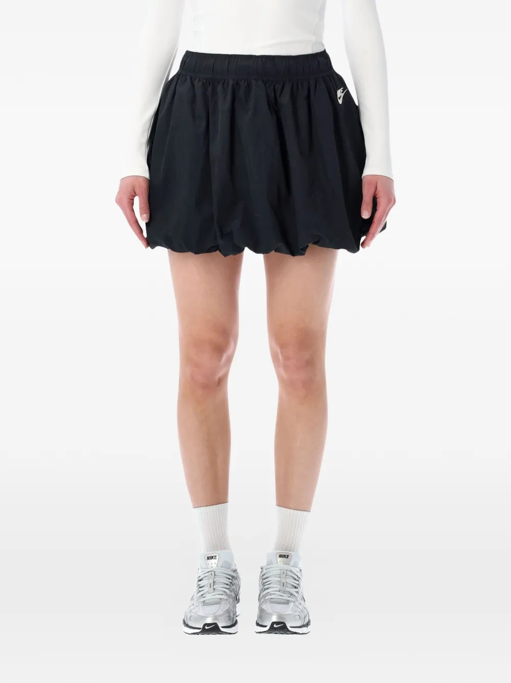 Nike bubble-design mini skirt - Nero