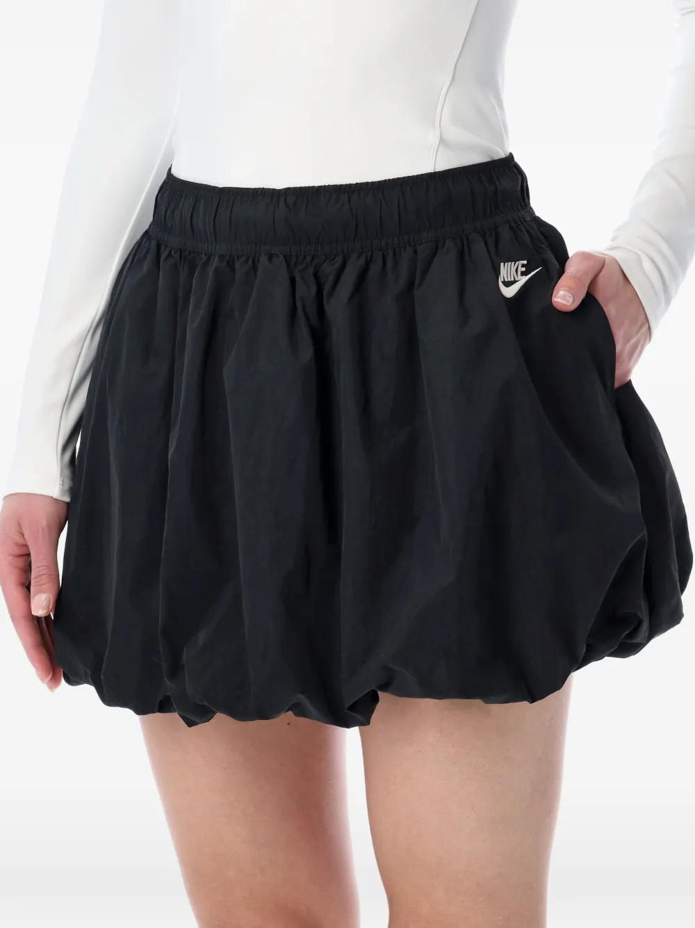 Nike Mini-rok met bubbeldesign Zwart