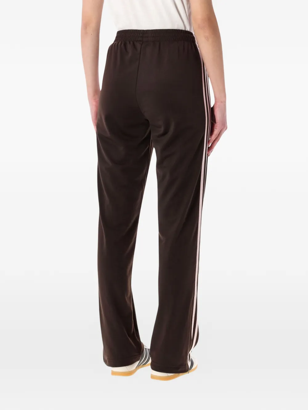 adidas Firebird trainingsbroek met zijstreep Bruin