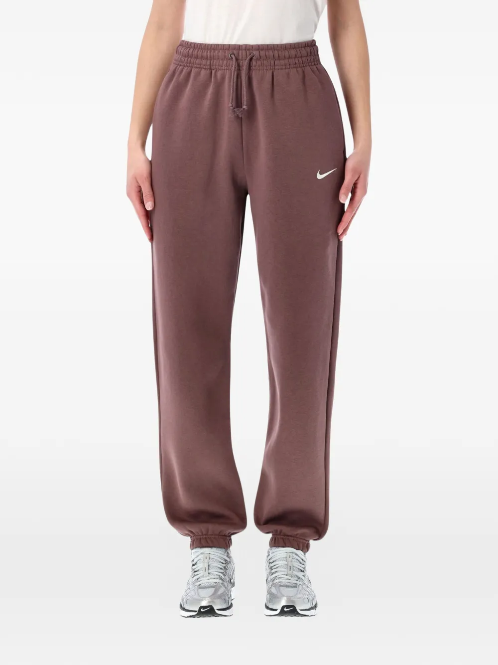 Nike logo-detail drawstring-fastening track pants - Marrone