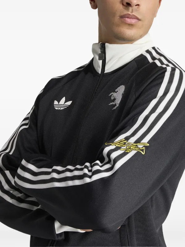 Adidas x Juventus FC Striped Sport Jacket | Black | FARFETCH