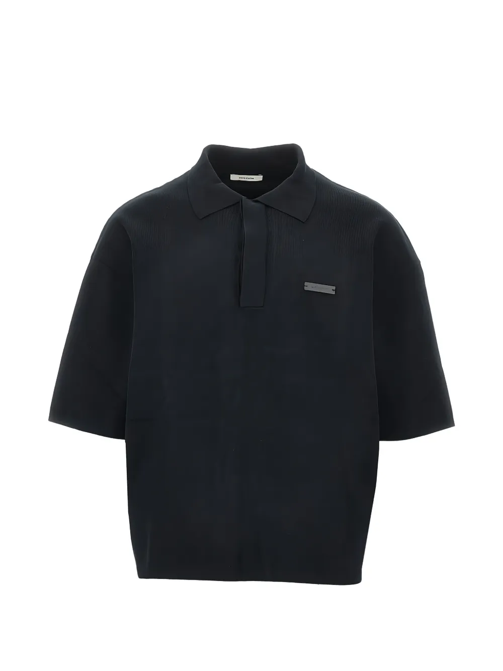 ENTIRE STUDIOS logo-detail polo shirt - Nero