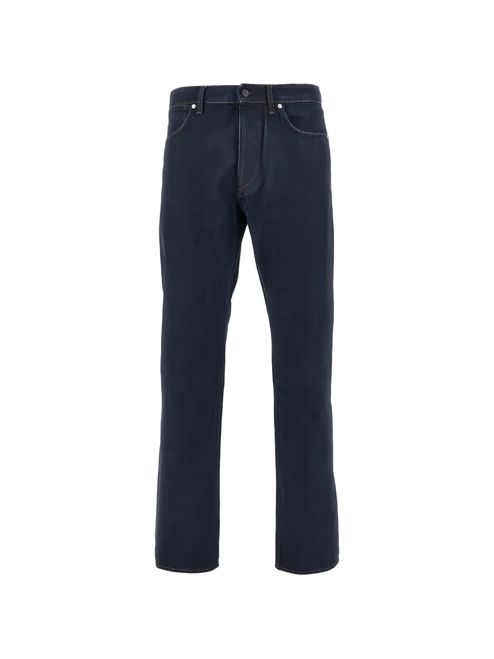 Stone Island cotton straight-leg jeans - Blu