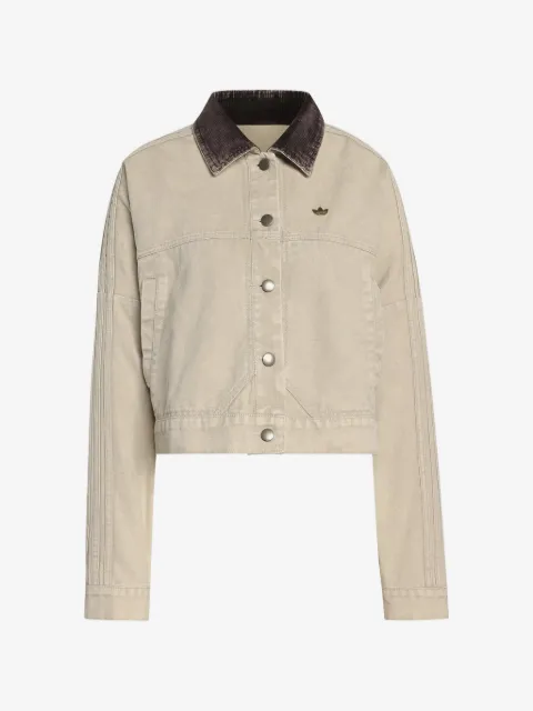 adidas corduroy collar jacket