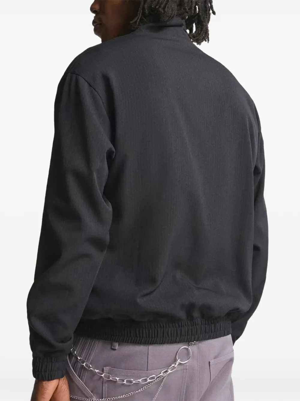 adidas Firebird Loose sweater met rits Zwart
