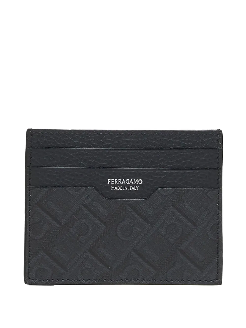 Ferragamo logo card holder - Nero